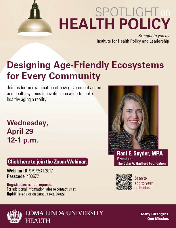 designing age friendly ecosystems spotlight health poster