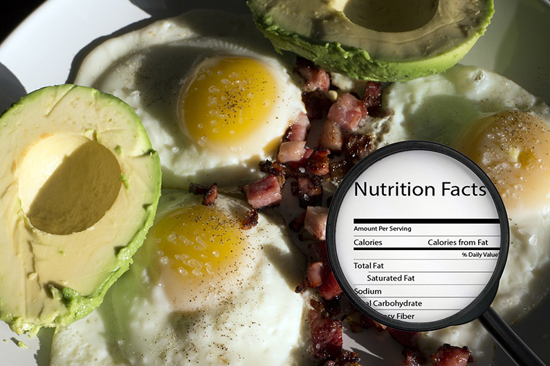 nutrition on eggs and avacado