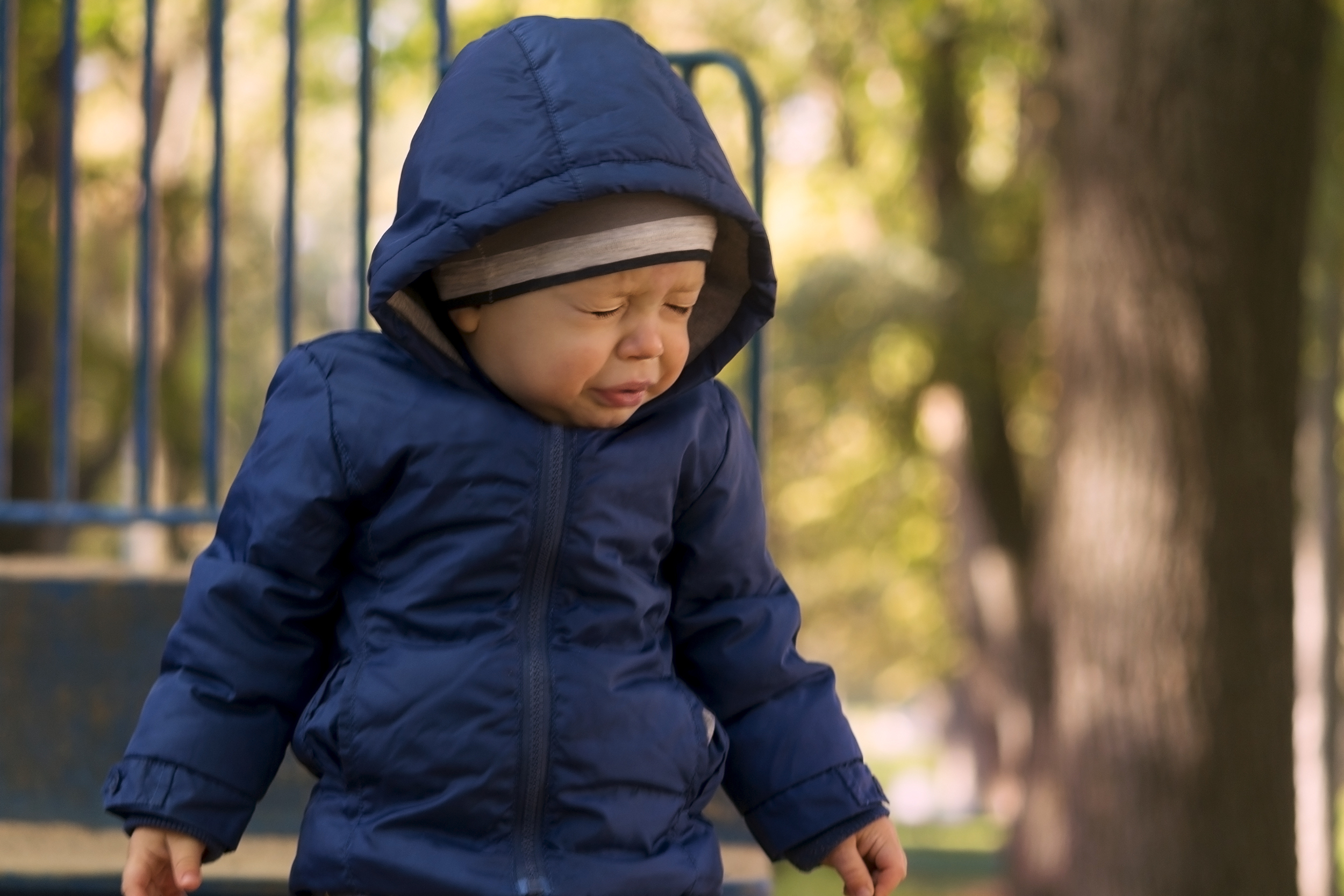 Child sneezing