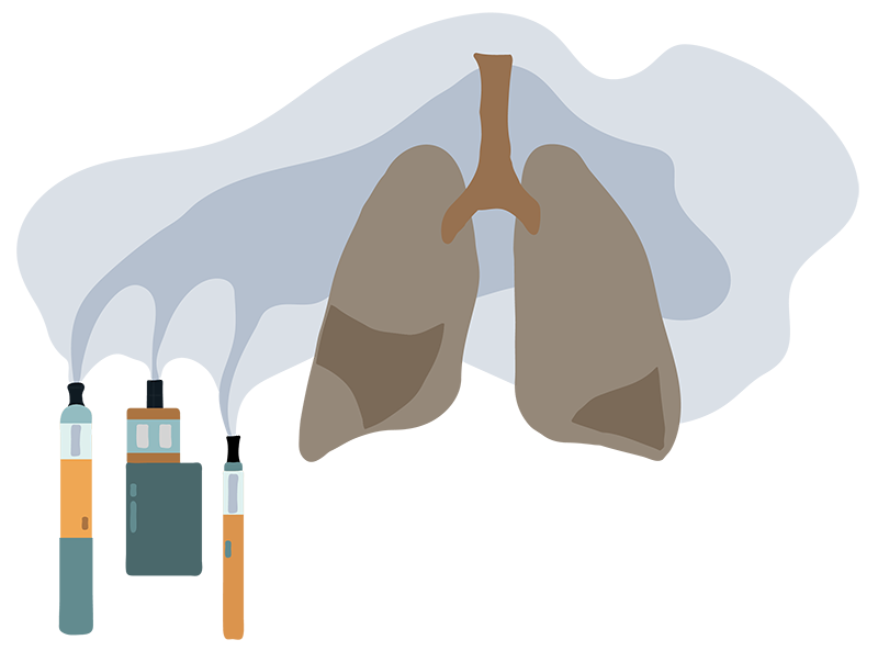 vaping causes lung disease