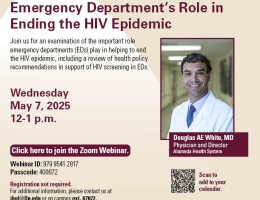 Emergency Department’s Role in Ending the HIV Epidemic