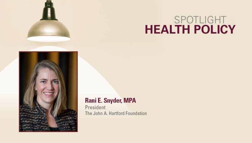 light lamp shining down on photo portrait of woman with promo text