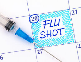 Flu shot calendar appointment 