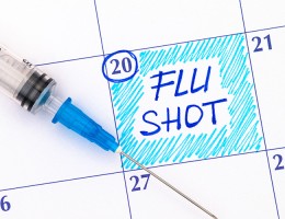 Flu shot calendar appointment 