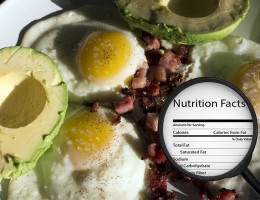 nutrition on eggs and avacado