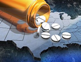 Opioids on the US map