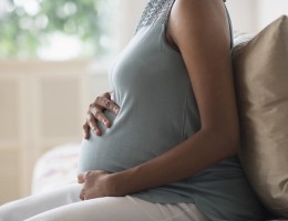 Black Pregnant Woman