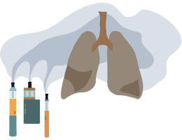 vaping causes lung disease